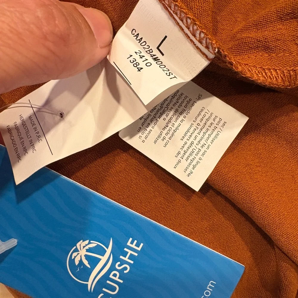 Cupshe Brown Maxi Skirt with Ruffle Hem - Picture 5 of 5